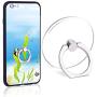 Transparent Phone Ring Stand Holder - Cell Phone Ring Holder Finger Grip 360 Degree Rotation