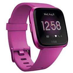 Fitbit Versa Lite Edition Smart Watch, One Size (S & L bands included), 1 Count (Renewed)