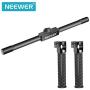 Neewer Dual Hand Grip for Neewer Crane M Zhiyun Crane M 3 Axis Hand Stabiliser Non-Slip Durable Camera Gimbal Space Aluminium Alloy Black