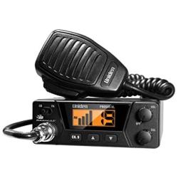 Uniden PRO505XL 40-Channel CB Radio. Pro-Series, Compact Design. Public Address (PA) Function. Instant Emergency Channel 9, External Speaker Jack, Large Easy to Read Display. - Black