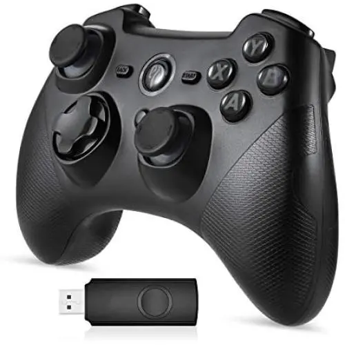 EasySMX Wireless Game Joystick Controller, 2.4G Wireless Gamepad Joystick PC, Dual Vibration, 8 Hours of Playing for PC/Android Phones, Tablets, TV Box