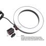 LED ring makeup lamp Adjustable LED fill light, ring of light with support for video and live streaming and make-up