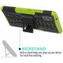 SKTGSLAMY Galaxy A71 5G Case,Samsung A71 5G Case,[NOT fit A71 5G UW Verizon] [Shockproof] Tough Rugged Dual Layer Protective Case Hybrid Kickstand Cover for Samsung Galaxy A71 5G (Green)
