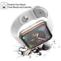 [2-Pack] Julk Case for Apple Watch Series 5 / Series 4 Screen Protector 44mm, 2019 New iWatch Overall Protective Case TPU HD Clear Ultra-Thin Cover for Series 5/4 (44mm)
