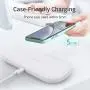 CHOETECH Dual Wireless Charger 5 Coils Qi Certified Fast Wireless Charging Pad Compatible with iPhone 11/11 Pro/11 Pro Max/SE/XS Max/X Samsung Galaxy Note 10/S20/S20+/S10 AirPods Pro Adapter Included CHOETECH Dual Wireless Charger 5 Coils Qi Certified Fast Wireless Charging Pad Compatible with iPhone 11/11 Pro/11 Pro Max/SE/XS Max/X Samsung Galaxy Note 10/S20/S20+/S10 AirPods Pro Adapter Included