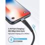 [ Apple MFi Certified ] iPhone Charger Cord 10ft, CABEPOW 2Pack Long Lightning Cable 10Foot, High Fast 10Feet iPhone Charging Cable with Metal Connector for iPhone 11/11Pro/11Max/XS/XR/XS Max/8/7/6/5S