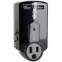 Tripp Lite 3 Outlet Portable Surge Protector Power Strip, Direct Plug in, 2 USB, $5,000 Insurance (SK120USB)