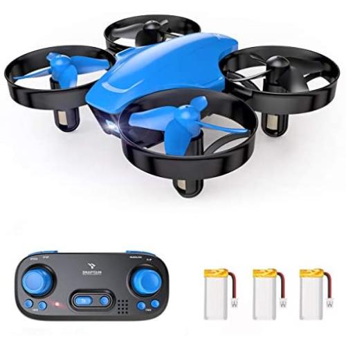 SNAPTAIN SP350 Mini Drone for Kids/Beginners, Portable Thrown Go RC Quadcopter with 3 Batteries, Circle Flying, 3D Flip, Speed Adjustment & Altitude Hold, Great Gift/Toys for Boys & Girls