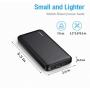 Lekzai 2-Pack 10000mAh Portable Charger Power Bank with Dual Output and USB-C (Input Only) Compatible with iPhone, Samsung and More
