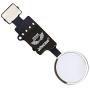 Johncase Home Button Main Key Flex Ribbon Cable Assembly Replacement Part Compatible for iPhone 7/7 Plus and 8/8 Plus All Carriers (Silver)