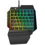 EDIONS Keyboard 39 Keys B Keypad Mobile Phone LED Backlight Universal Home Ergonomic Wired One-Handed Office Laptops Gaming