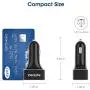 Fast USB C Car Charger, Zealife 63W Type C Car Adapter with Power Delivery & Quick Charge 3.0 Technology, Compatible iPhone 11 Pro Max/XR/XS Max/X, Galaxy S10/S9, Pixel 3a/3/XL, iPad Pro,MacBook Air