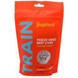 Pupford Freeze-Dried Training Treats from 450 Treats Per Bag, Low Calorie, The Perfect High Value Training Reward (Comes in Beef Liver, Sweet Potato & Chicken)