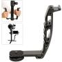 Gimbal Hand Grip Compatible for DJI Ronin S SC,Universal Handle Grip L Bracket Monitor Mount for Zhiyun Crane V2 WEEBILL/Moza AirCross/Hohem/Feiyu AK2000 4000 Gimbal Accessories
