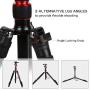 ZOMEi M5 Camera Tripod Lightweight Travel Tripod Monopod 2 in 1 Portable Camera Tripod Stand with 360 Degree Ball Head, Remote Bluetooth and Phone Clip for Cameras, Smartphone
