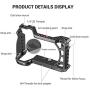 SMALLRIG Cage for Sony Alpha A6600/ILCE 6600 Mirrorless Camera with Cold Shoe Mounts - CCS2493