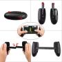 EAONE Mobile Game Controller, 2-in-1 Gamepad Joysticks Sensitive Shoot Aim Fire Triggers with 5 Keychains for PUBG/Knives Out/Rules Survival Fits iOS and Android