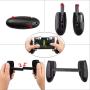 Mobile Game Controller, EAONE 2 in 1 Gamepad Joysticks L1R1 Aim Trigger Fire Buttons Sensitive Shoot with 2Pcs Joystick Controllers for PUBG/Rules of Survival Fit iOS Android 4.7"-6.44" Phone