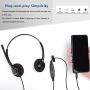 Arama Cell Phone Headset with Pro Noise Canceling Mic and in-line Controls Wired 3.5mm Headset for iPhone, Samsung, LG, HTC, BlackBerry Mobile Phone and iPad Tablets (A802MP)