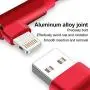 90 Degree iPhone Cable 10 FT 3 Pack Lightning Charger Cable Long Charging & Syncing Cord Compatible with iPhone XS/Max/XR/X/8/7/6/iPod/iPad.(Red,10ft) 90 Degree iPhone Cable 10 FT 3 Pack Lightning Charger Cable Long Charging & Syncing Cord Compatible with iPhone XS/Max/XR/X/8/7/6/iPod/iPad.(Red,10ft)