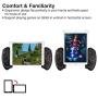 Mutop Wireless Joystick Gamepad with 5-10 Inch Telescopic Holder for Mobile Phone/Tablet/Android/iOS/Android TV Box - IPEGA PG-9083S