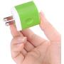 Wall Charger, [3-Pack] 5V/2.1AMP Ailkin Colorful 2-Port USB Wall Charger Home Travel Plug Power Adapter Replacement for iPhone 7/7 plus, 6s/6s plus, Samsung Galaxy S7 S6, HTC, LG, Table, Motorola More