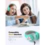 Mpow CH6 Pro Kids Headphones Over-Ear with Microphone and Volume Limited 85dB/94dB, Wired Headphone for Teens Girls Boys, HD Stereo Headset w/Sharing Function, Foldable Headset for School/PC/Cellphone