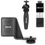 UKCOCO 3 Pcs Accessories for DJI OSMO Pocket Mobile Phone Tripod Holder Mount Fix Stand Bracket Set with Tripod Cold Shoe Mount for OSMO Pocket Handheld Gimbal (Black)
