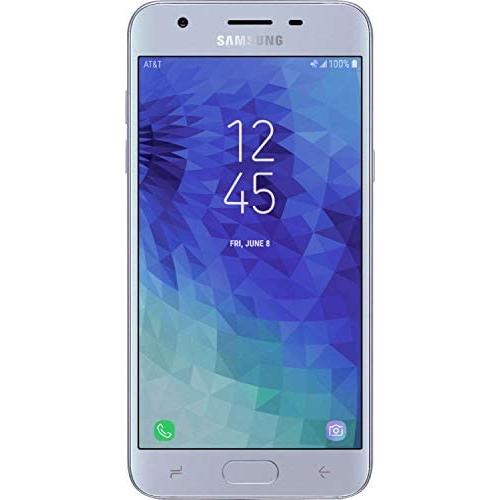 Samsung Galaxy J3 2018 (16GB) J337A - 5.0in HD Display, Android 8.0, 4G LTE AT&T Unlocked GSM Smartphone (Blue/Silver) (Renewed)