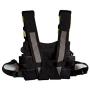 Lewong Universal Hands Free Chest Harness Bag Holster for Two Way Radio (Rescue Essentials) (Black and Fluorescent Green)