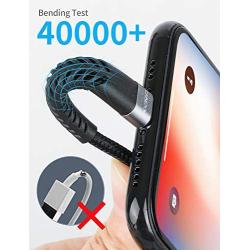 [ Apple MFi Certified ] iPhone Charger Cord 10ft, CABEPOW 2Pack Long Lightning Cable 10Foot, High Fast 10Feet iPhone Charging Cable with Metal Connector for iPhone 11/11Pro/11Max/XS/XR/XS Max/8/7/6/5S