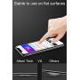 Worlds Slimmest Phone Ring Holder,Attom Tech Ultra Thin Cell Phone Ring Stand for Magnetic Car Mount Hook - Compatible for iPhone X 8 7 Plus 6S 6 5s 5 SE,Galaxy S8 S7 S6 Edge,Note 8 5 (Black)