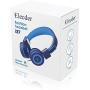 Elecder i37 Kids Headphones Children Girls Boys Teens Adults Foldable Adjustable On Ear Headsets 3.5mm Jack Compatible iPad Cellphones Computer MP3/4 Kindle Airplane School Tablet Blue/Light Blue