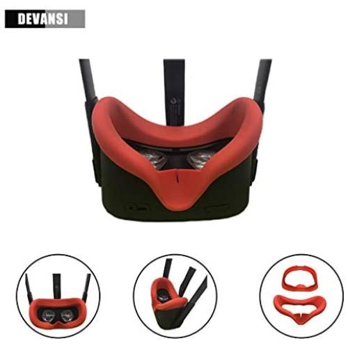 VR Face Silicone Cover Mask & Face Pad for Oculus Quest Face Cushion Cover Sweatproof Lightproof