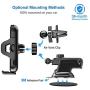 LeYi Car Phone Mount, Air Vent Dashboard Windshield Car Phone Holder with Long Arm Strong Suction Cup, Fit for iPhone SE 11 Pro X XS Max XR 8 7 6 Plus Samsung Galaxy S20 S10 Note10 Moto LG All Phones