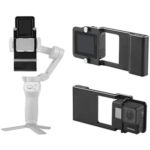 Kuxiu for GoPro Hero 7 6 5 4 3+ Action Camera Mount Plate Adapter Compatible with DJI Osmo Mobile 3 Mobilephone Gimbal Accessories Balance Counterweight