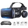 Pansonite Vr Headset with Remote Controller[New Version], 3D Glasses Virtual Reality Headset for VR Games & 3D Movies, Eye Care System for iPhone and Android Smartphones
