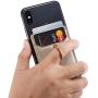 ACRSIKR Card Holder for Back of Phone, RFID Blocking Cell Phone Credit Wallet with Ring Pocket Stick on iPhone