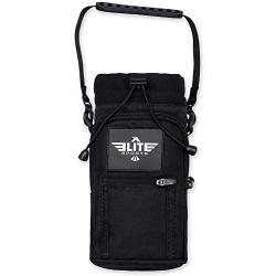 Elite Sports Water Bottle Holder Carrier Hiking Gym Bottle Bag with Strap and Pockets