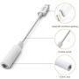 [Apple MFi Certified] Lightning to 3.5 mm Headphone Jack Adapter Compatible with iPhone 8/8 Plus/X/Xr/Xs/7/7 Plus, Music Control & Calling Function Supported,Support iOS 11,10.3 and More – White