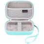 Canboc Hard Carrying Case for Canon Ivy Mobile Mini CLIQ CLIQ+ Instant Camera Printer Wireless Bluetooth Portable Smartphone Photo Printer, Mesh Pocket fit Zink Photo Paper and USB Cable, Mint Green