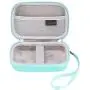 Canboc Hard Carrying Case for Canon Ivy Mobile Mini CLIQ CLIQ+ Instant Camera Printer Wireless Bluetooth Portable Smartphone Photo Printer, Mesh Pocket fit Zink Photo Paper and USB Cable, Mint Green