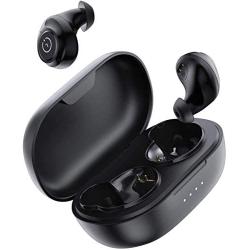 ENACFIRE E60 Bluetooth V5.0 Wireless Earbuds with Wireless Charging Case, 8H Continuous Playtime, IPX8 Waterproof Bluetooth Earbuds for Sports, Apt-X Deep Bass Wireless Headphones, Built-in Dual Mics