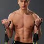 Resistance Bands Set Rubber Latex Fitness for Arms Strength Resistance Band Training Yoga Belt Elastic Band Shaping Body Home Training with Door Anchor Attachment Home Sport Exercise for Women Men