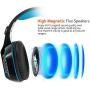 DSstyles GM-2 Gaming Headset with Microphone Headphone with LED Light for PS4 Xbox 1 Laptop Tablet Mobile Phones PC