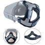 Esimen Head Pad for Oculus Quest Strap Cushion Headband Fixing Accessories, Gravity Pressure Balance Cushion Leather Foam (Black)