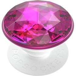 PopSockets: PopGrip with Swappable Top for Phones and Tablets - Disco Crystal Plum Berry