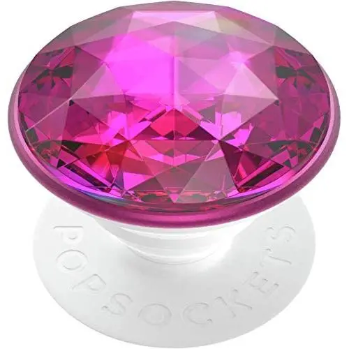PopSockets: PopGrip with Swappable Top for Phones and Tablets - Disco Crystal Plum Berry PopSockets: PopGrip with Swappable Top for Phones and Tablets - Disco Crystal Plum Berry