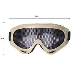 DPLUS Outdoor Sports Military Airsoft Tactical Goggles-Packs of 3-Shock Resistant Climbing Goggles Safety Goggles with Iron Mesh for Men Women Motorcycle Paintball Riding Wargame Shooting Hunting