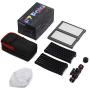 Falcon Eyes F7 Fold RGB On Camera Video Light 24W 2500K-9000K with Honeycomb and Magic Arm,Support Mobile App for Video/Photo/Product Photography